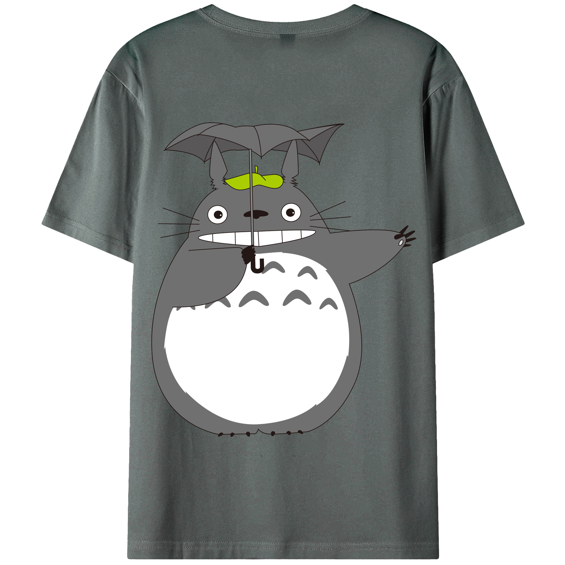 （画像用） となりのトトロ 草壁メイ 草壁サツキ My Neighbor Totoro Satsuki Kusakabe Mei Kusakabe 綿100％半袖Tシャツ（背面プリント）